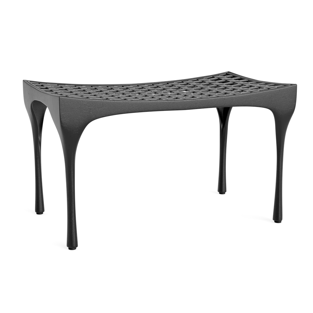 Classic Cast Aluminum Chair Ottoman