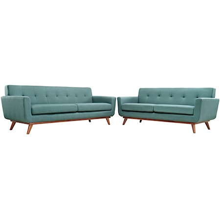 Loveseat and Sofa Set