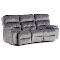 Conversation Style Reclining Space Saver Sofa