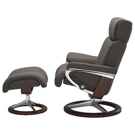 Large Reclining Chair and Ottoman