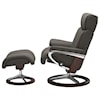 Stressless by Ekornes Magic Large Reclining Chair and Ottoman