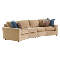 Ashbury 2-Piece Curved Sectional Sofa