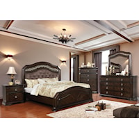 Traditional 4 Piece Queen Bedroom Set