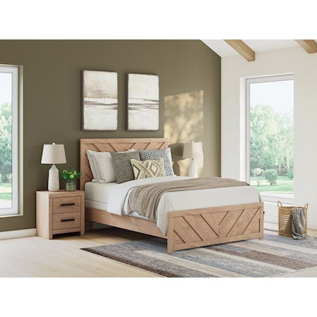 Queen Panel Bed