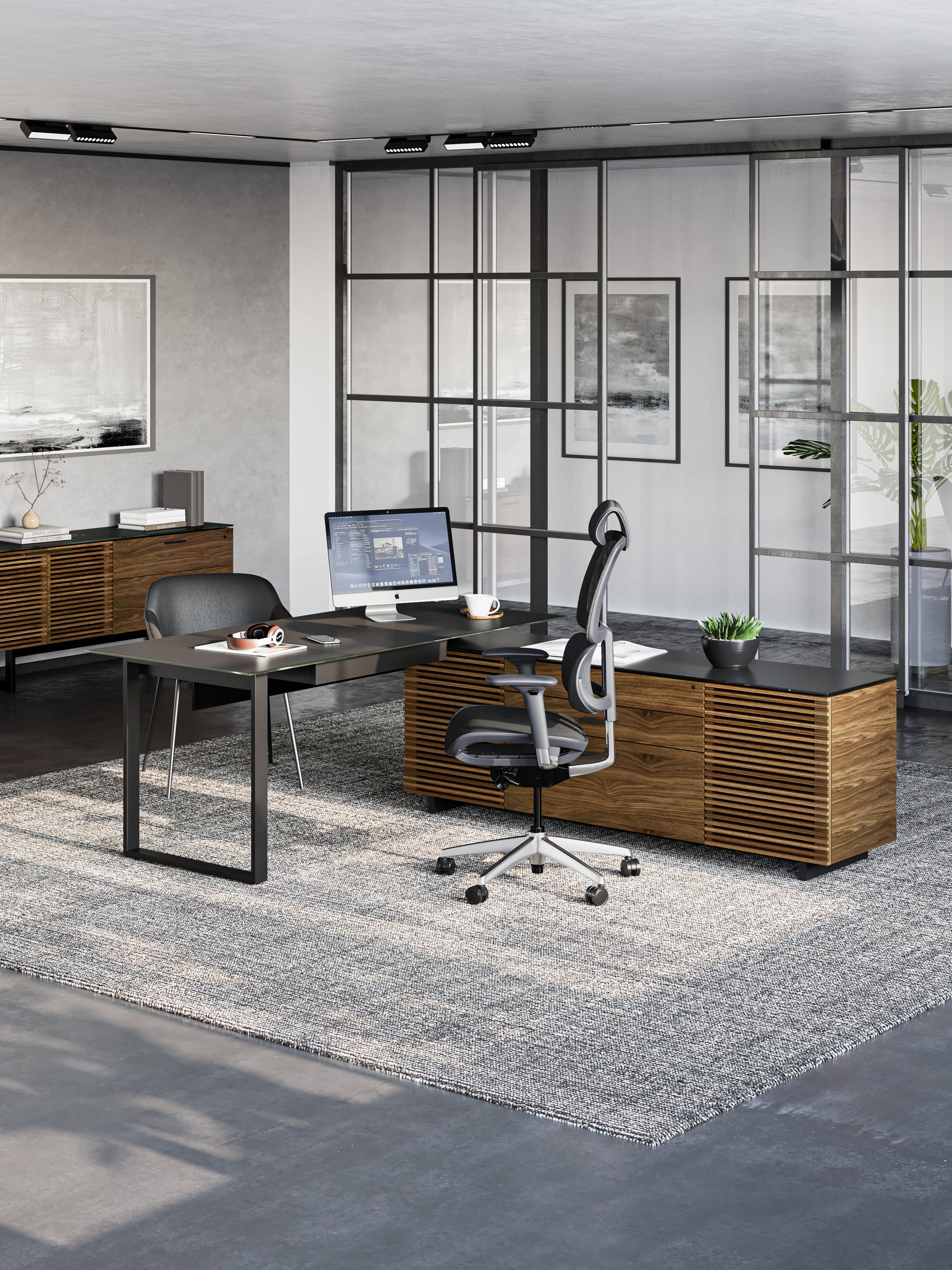 BDI Corridor L-Shaped Desk