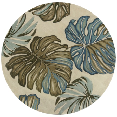 7'6" Round Rug
