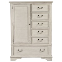 Transitional Gentleman's Chest with Dust Proof Drawers