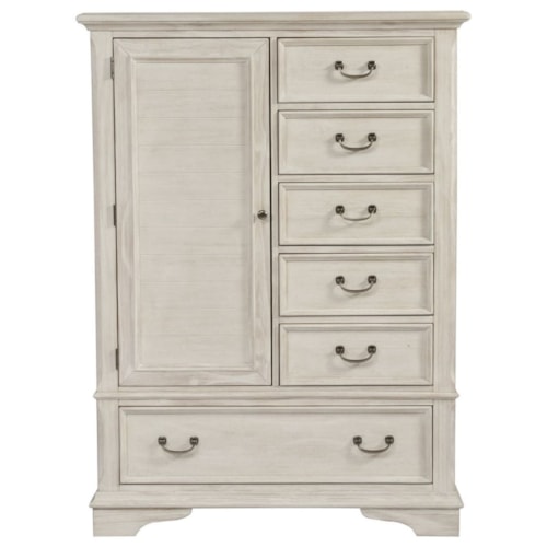 Transitional Gentleman's Chest with Dust Proof Drawers