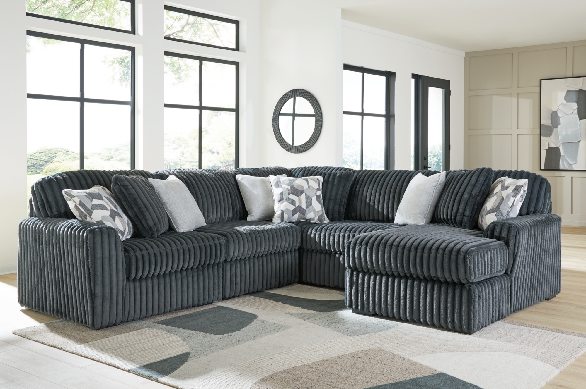 5-Piece Sectional With Chaise