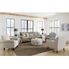 VFM Signature 4200 OUTLIER MUSHROOM Sofa with Rolled Arms and Exposed Wood Legs
