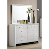 Crown Mark Evelyn Dresser & Mirror Set