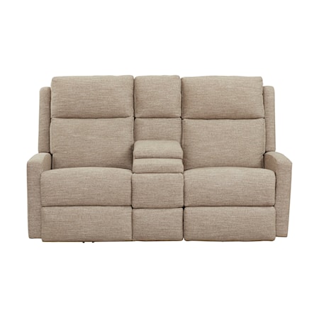 Power Reclining Console Loveseat