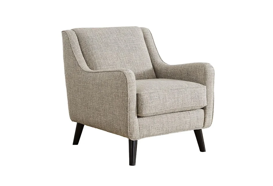 4200 OUTLIER MUSHROOM Accent Chair with Exposed Tapered Legs by Fusion Furniture at Esprit Decor Home Furnishings