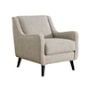 VFM Signature 4200 OUTLIER MUSHROOM Accent Chair with Exposed Tapered Legs