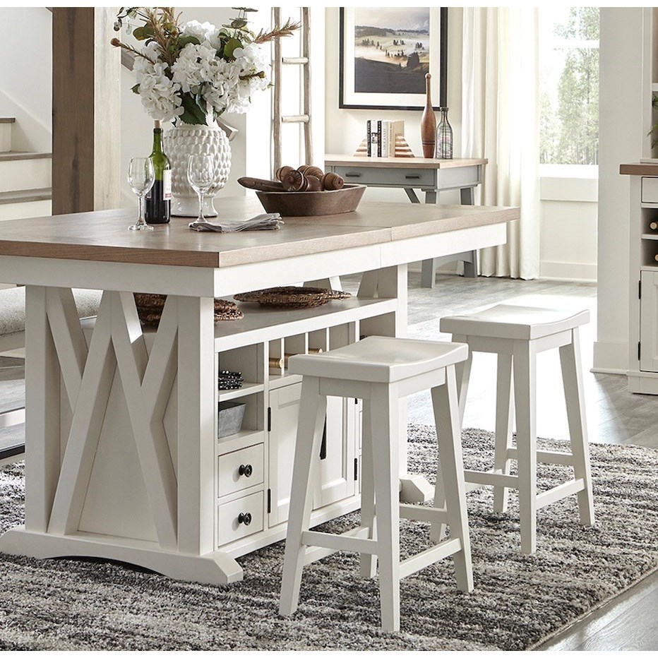 Counter height kitchen table best sale with leaf