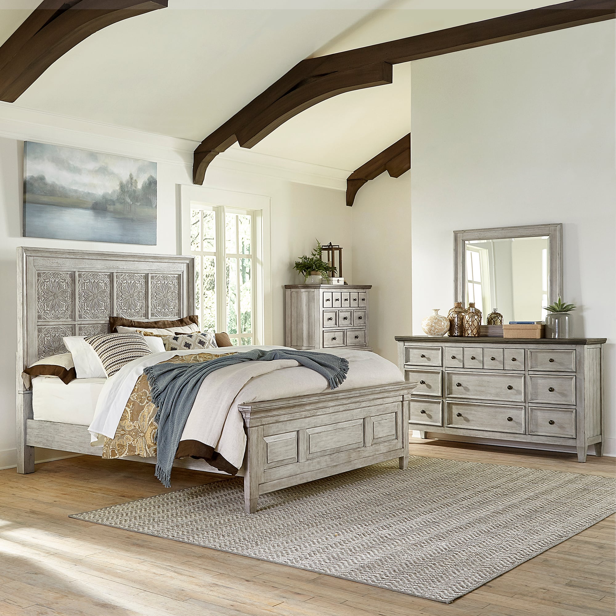 4-Piece California King Bedroom Set