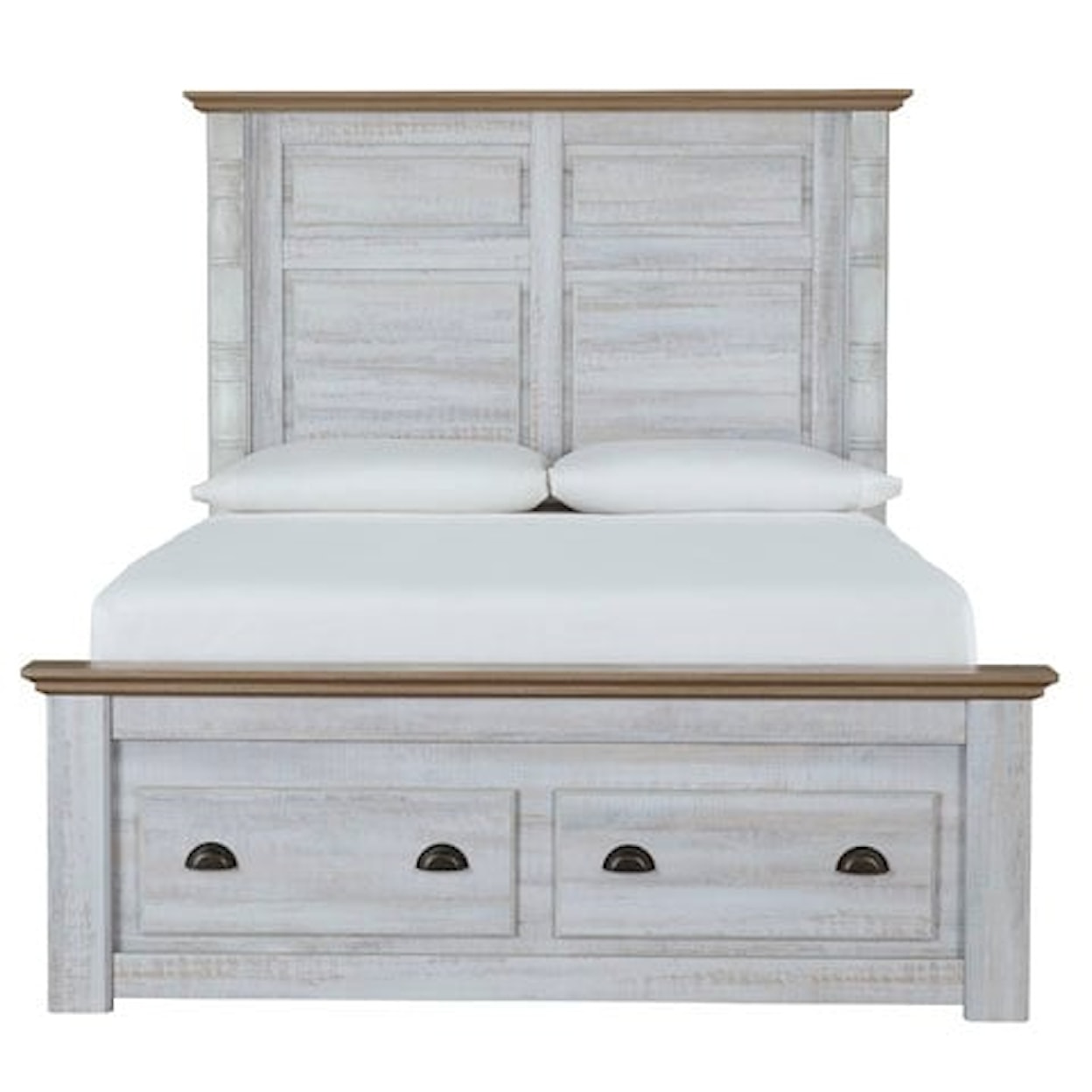 Signature Haven Bay Queen Panel Storage Bed