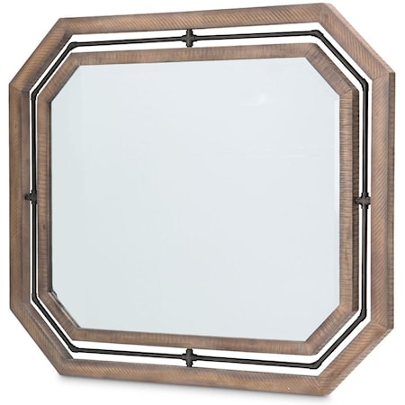 Octagonal Sideboard Mirror