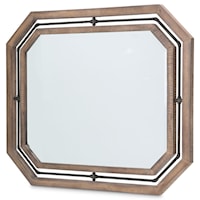 Rustic Octagonal Sideboard Mirror