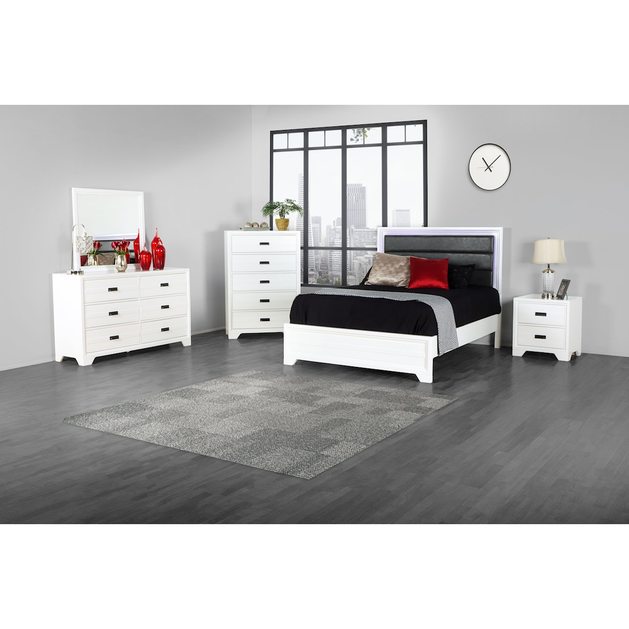 New Classic Halo King Bedroom Group