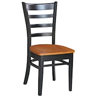 Casual Dining Chair with Ladder Back