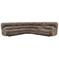 Casual Manual Reclining Sectional