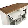 Steve Silver Henry HENRY WHITE COUNTER HEIGHT SERVER | .