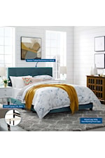 Modway Amira King Upholstered Fabric Bed