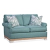 Braxton Culler Fairwind Loveseat with Rolled Arms