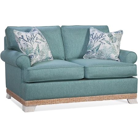 Loveseat with Rolled Arms