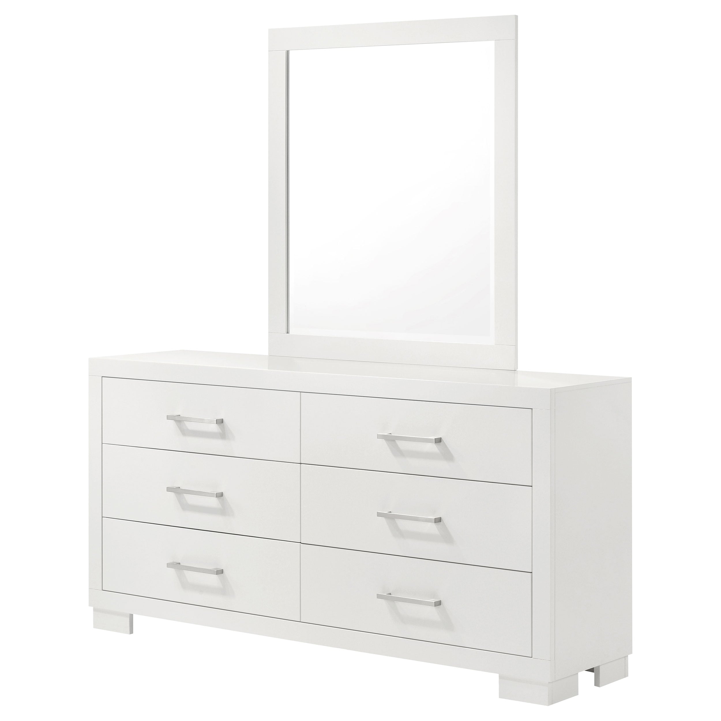 Coaster Jessica Dresser w/ Mirror Snow