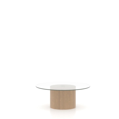 Contemporary Illusion Round Coffee Table