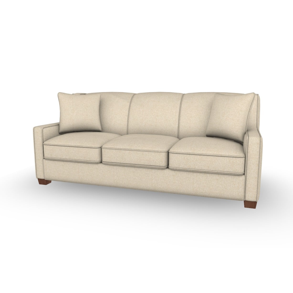 Bravo Furniture Marinette Full Stationary Memory Foam Sleeper Sofa