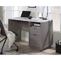 Contemporary Single Pedestal Desk with File Drawer