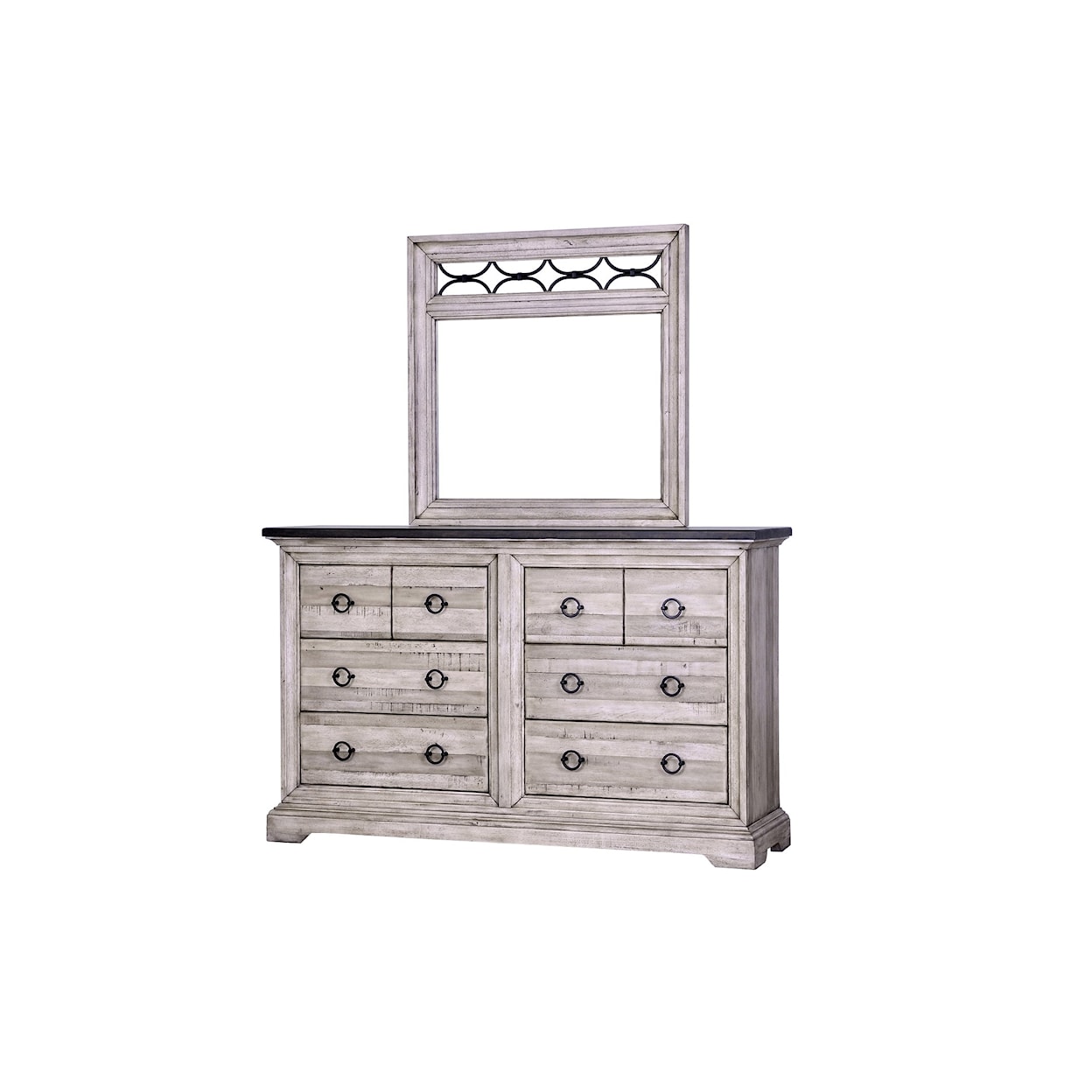 Napa Furniture Design Carmel Dresser & Mirror Set