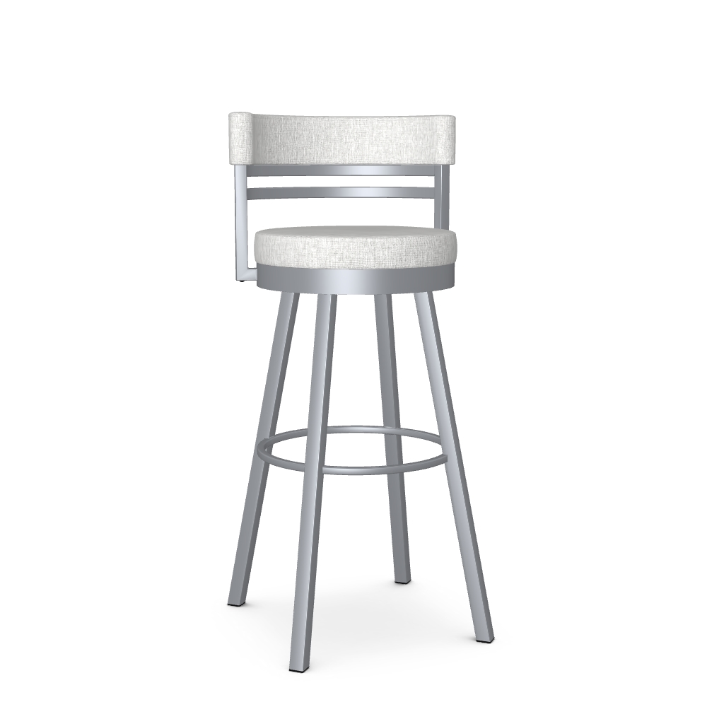 Upholstered Spectator Height Swivel Stool