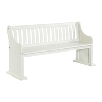 Transitional Dining Pew Bench