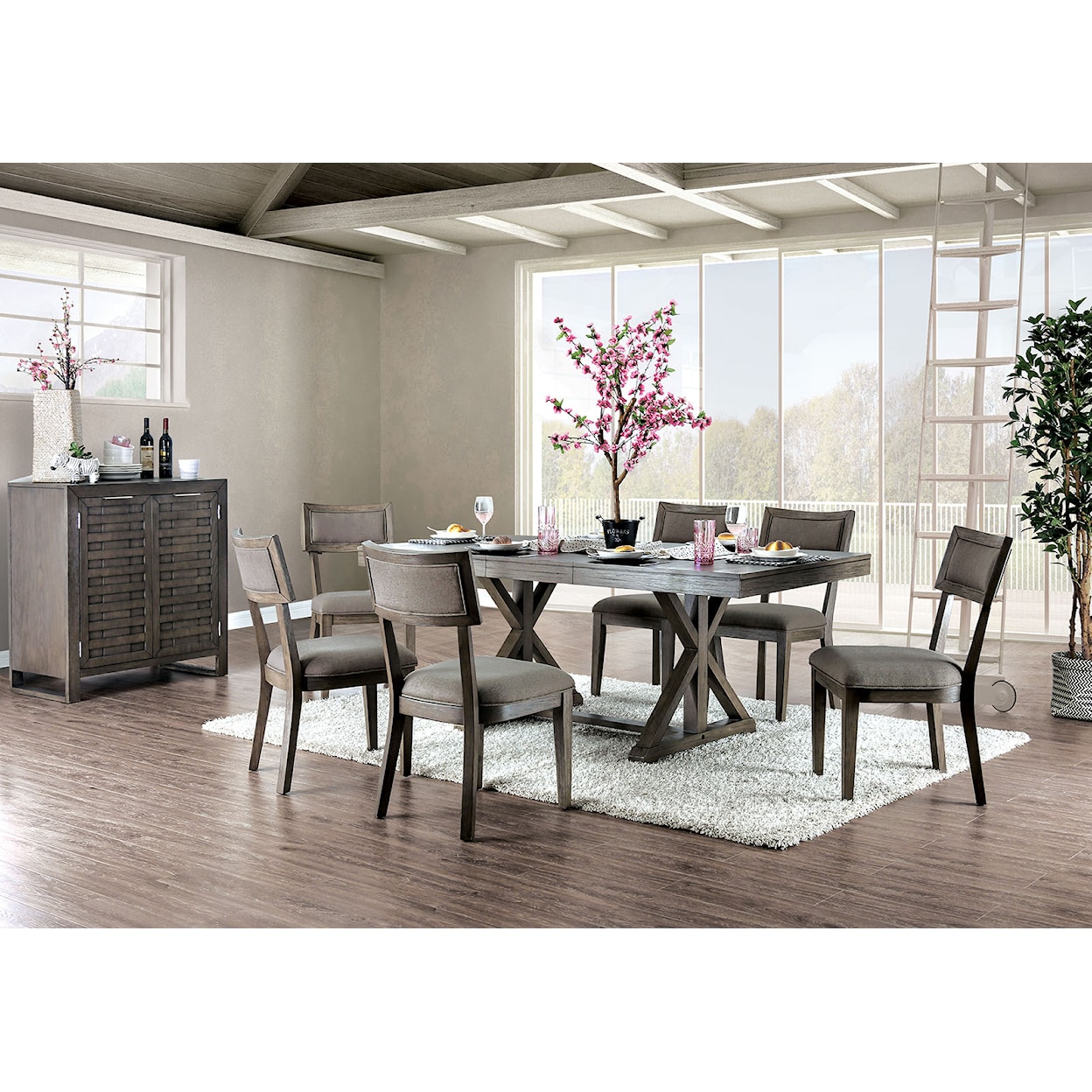 Furniture of America Leeds Dining Table