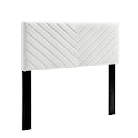 Angular Channel Tufted Performance Velvet King / California King Headboard