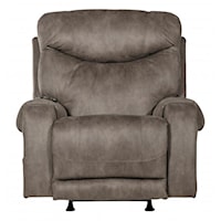 CHARGER CHARCOAL RECLINER TRIPLE | POWER (TN)