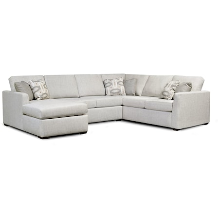 3-Piece Chaise Sectional Sofa