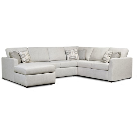 Contemporary 3-Piece Chaise Sectional Sofa