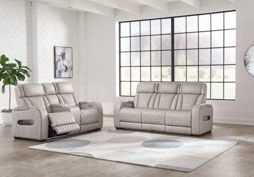 Power Reclining Sofa And Loveseat