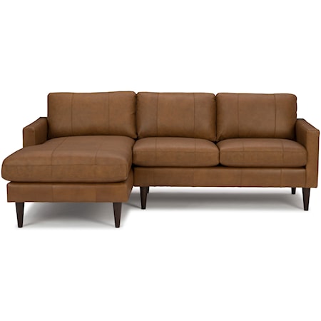 Contemporary Chaise Sofa with LAF Chaise