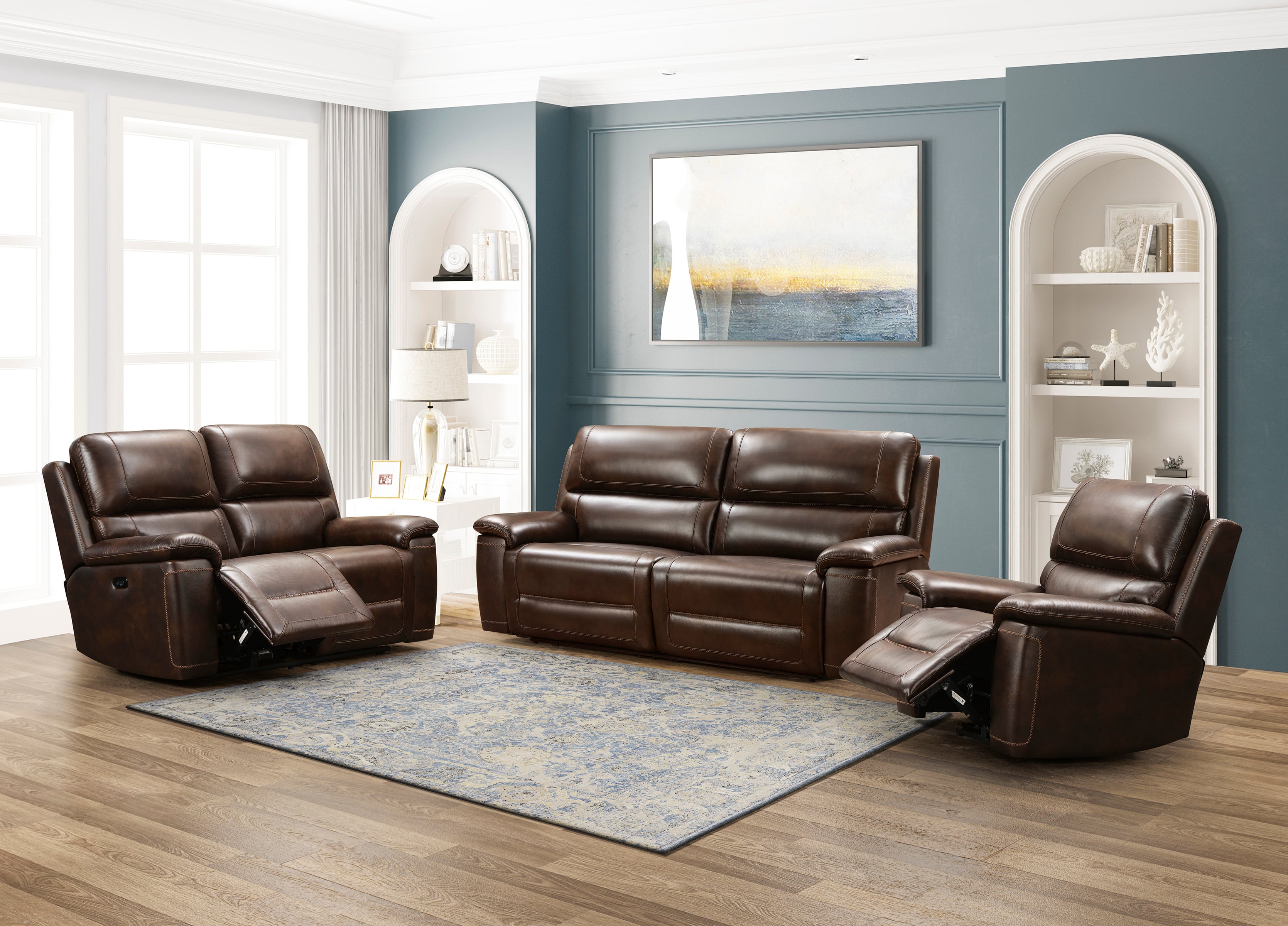 Signature Design by Ashley Wentler Power Reclining Loveseat