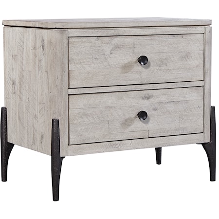 Contemporary Nightstand with USB port