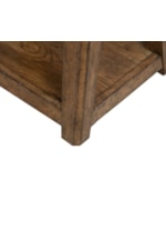 Liberty Furniture Carolina Park Transitional Octagonal End Table with Lower Shelf