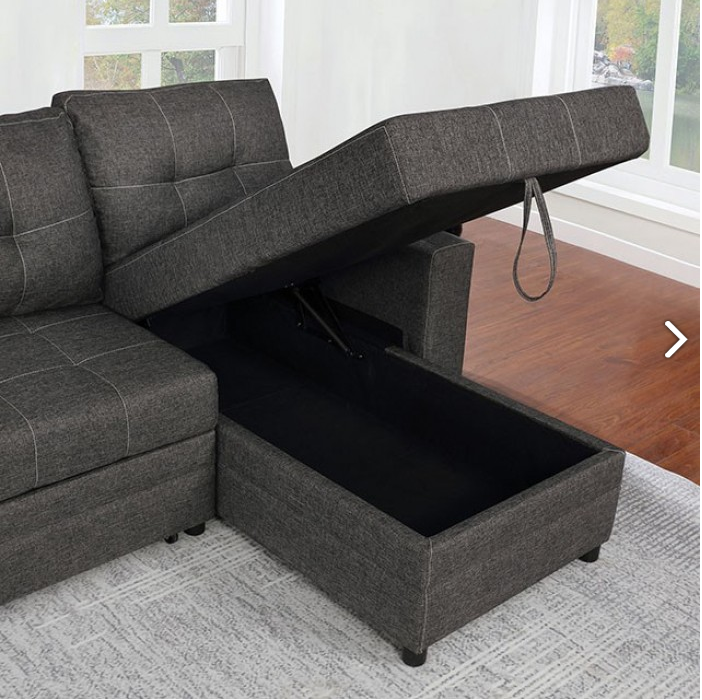 Furniture of America Vide Sectional Sofabed Chaise