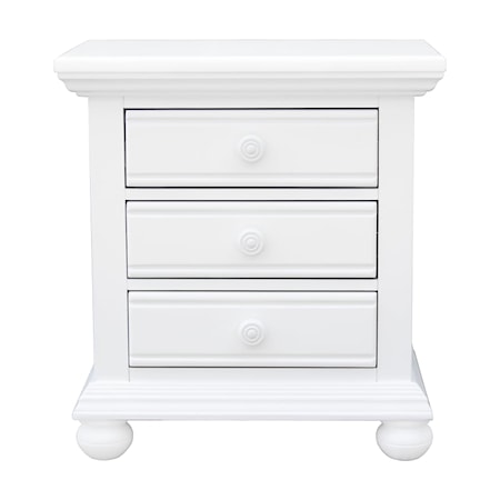 3-Drawer Nightstand