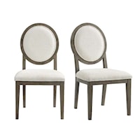 Contemporary Round Back Dining Chair